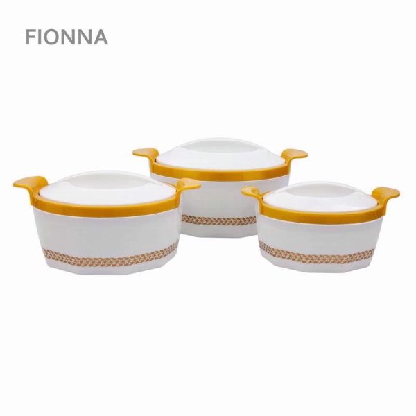 FIONNA HOT POT SET 3PC WHITE