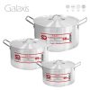 GALAXIS ALUMINIUM CATERING SET 3 PC AQUILLA 40-45-50CM