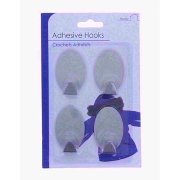 SIL HOME HOOKS PACK OF 4