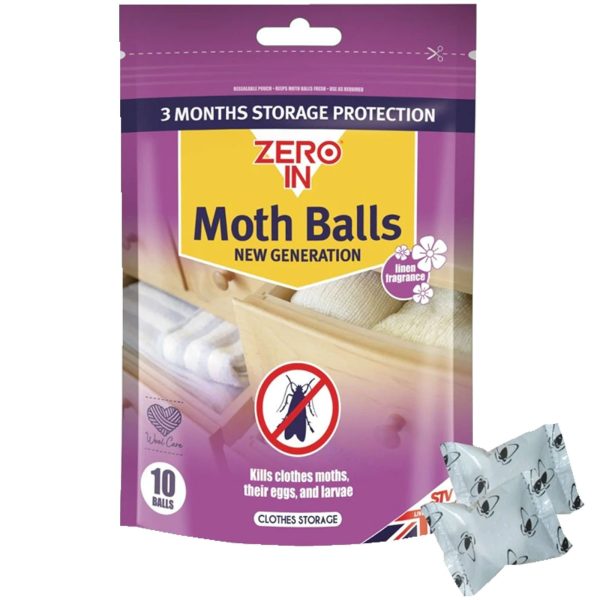 ZERO IN MOTH BALLS PACK OF 10