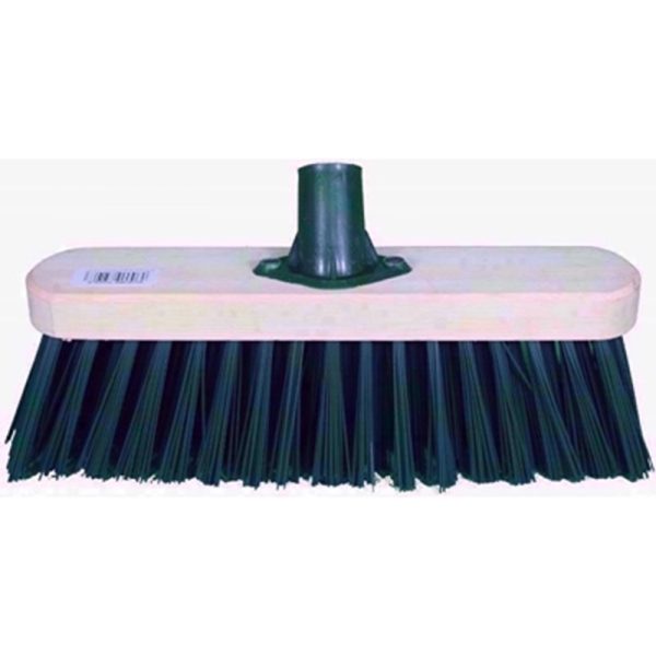 BROOM HEAD 12 INCH PVC GREEN