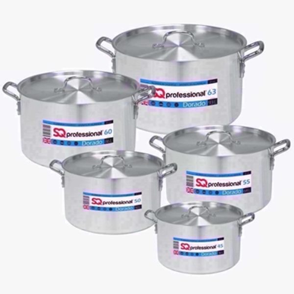 PRO ALUMINIUM CATERING SET DORADO 5PC