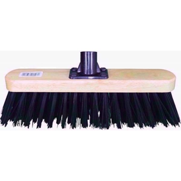 BROOM HEAD VARNISH 12 INCH PVC BLACK