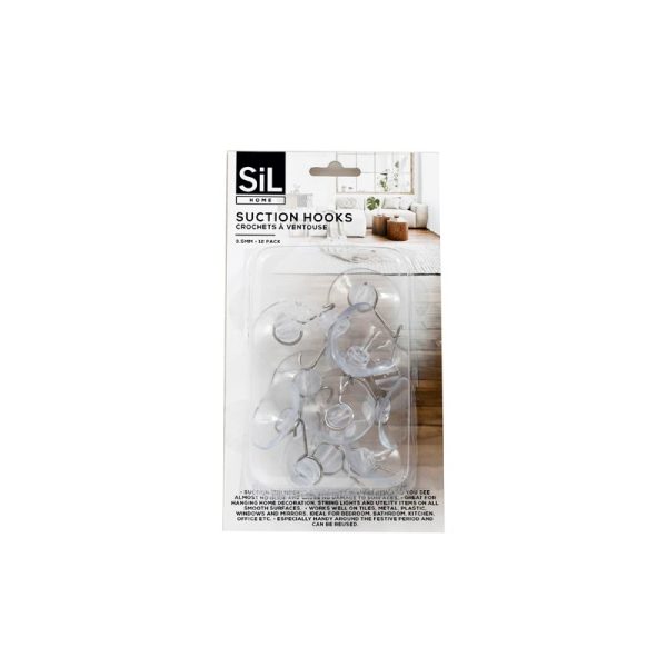 SIL SUCTION HOOKS 3.5MM 15PC