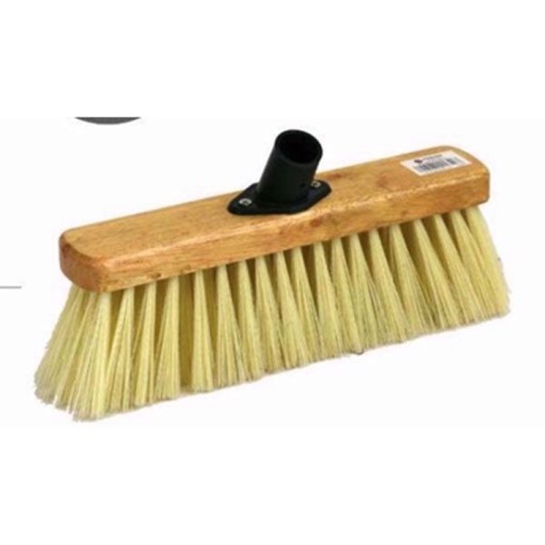 BROOM HEAD VARNISH 12 INCH PVC CREAM