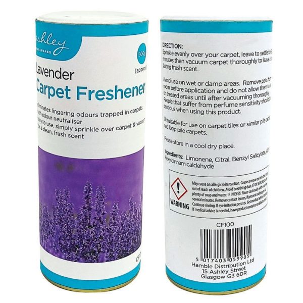 ASHLEY CARPET FRESHENER LAVENDER 500G EACH