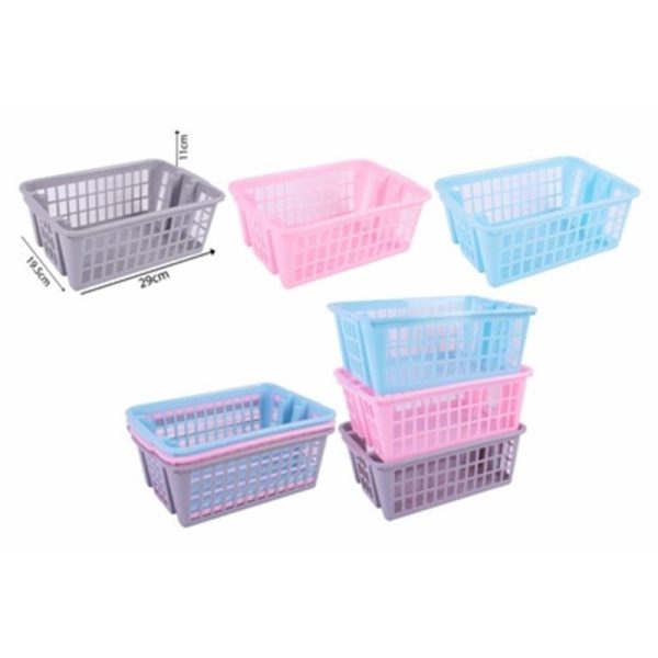 STACKING BASKET 3 COLOURS