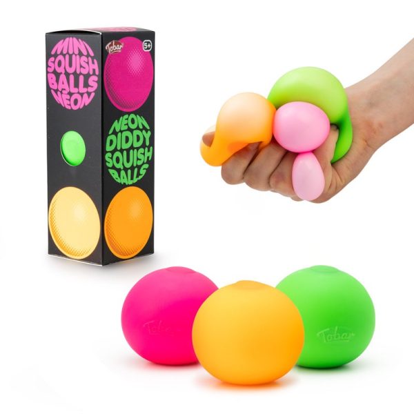 SQUISH BALLS 3 NEON