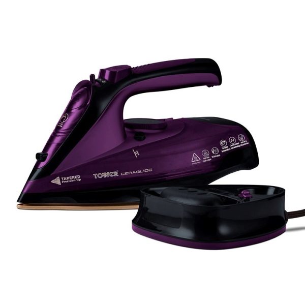 TOWER CERAGLIDE CORDLESS IRON 2400W