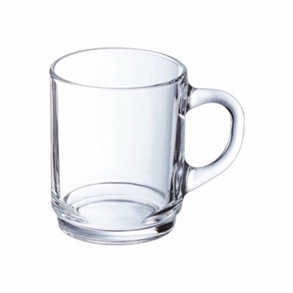 CLEAR MUG GLASS 36CL PACK OF 6