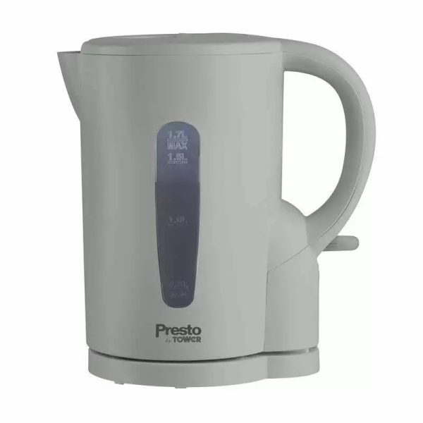 TOWER PRESTO 1.7LTR ELECTRIC KETTLE GREY