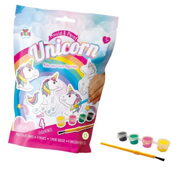 KIDS CREATE MOULD AND PAINT UNICORN