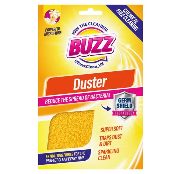 BUZZ MICROFIBRE DUSTER CLOTH WITH GERM SHIELD