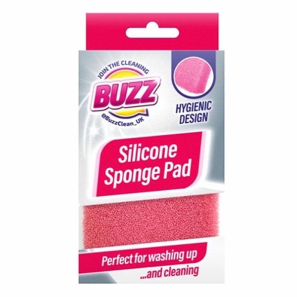 BUZZ SILICON SPONGE PAD - PINK