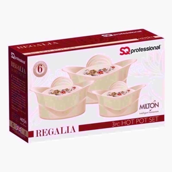 PRO REGALIA SMALL 3PC HOT POT SET CREAM