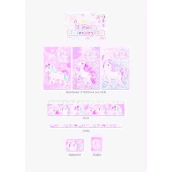 RAINBOW STATIONERY SET UNICORN PACK OF 24