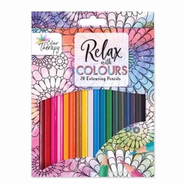 COLOUR THERAPY RELAX AND COLOUR PENCILS 20