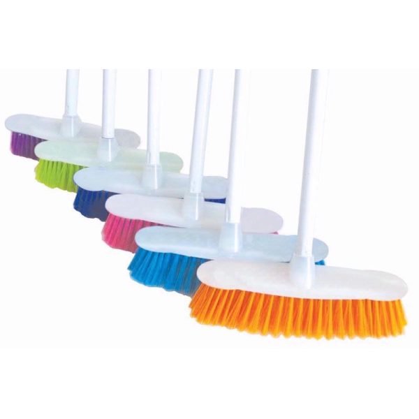 DUZZIT BROOM & HANDLE BRIGHT SOFT