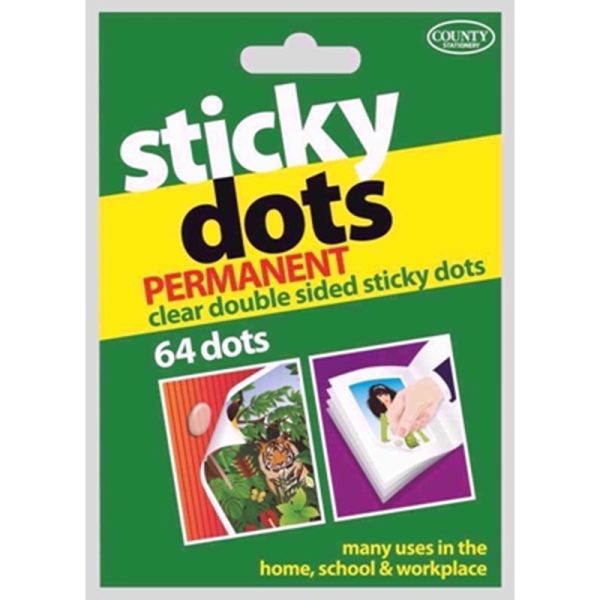 COUNTY STICKY DOTS PERMANENT