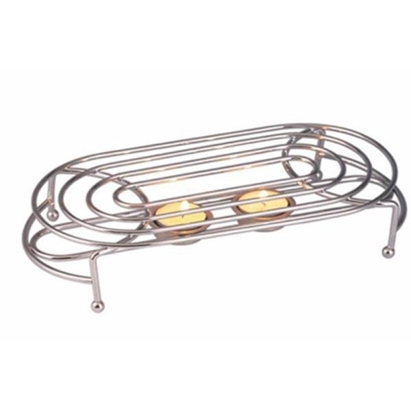 APOLLO CHROME DOUBLE FOOD WARMER