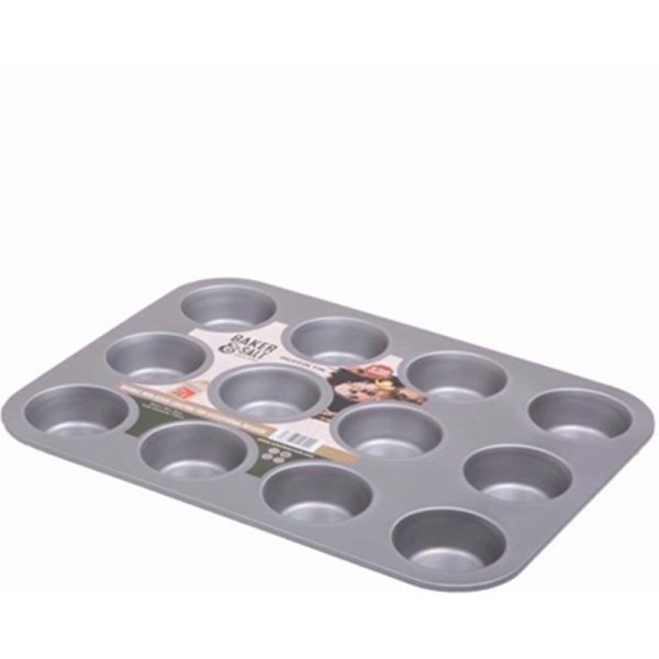 BAKER & SALT 12 CUP MUFFIN TIN