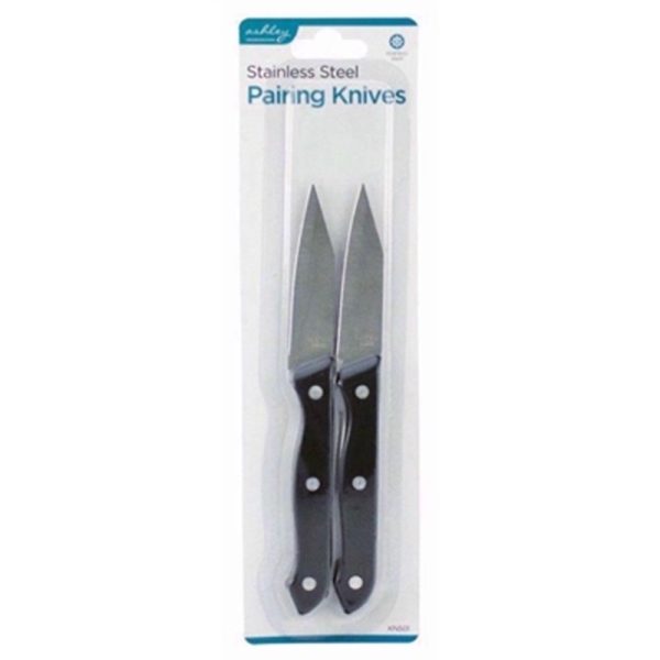 ASHLEY PARING KNIVES STAINLESS STEEL PACK OF 2