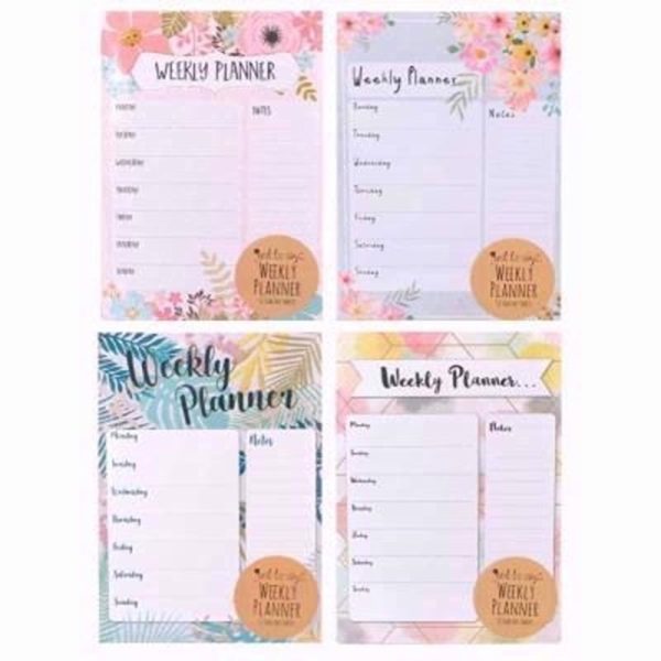 EASYNOTE WEEKLY DESK PLANNER THINGS TO DO