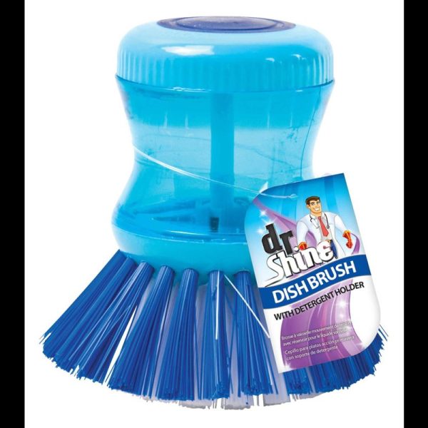 DISH BRUSH W/DETERGENT HLDR