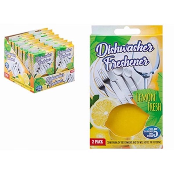 DISHWASHER LEMON FRESHENER PACK OF 2