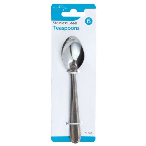 ASHLEY STAINLESS STEEL PACK OF 4 TEASPOONS