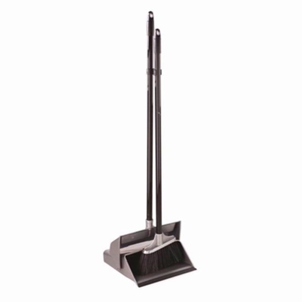 ELLIOTT LONG DUSTPAN+BRUSH SELF CLOSING