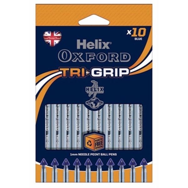 HELIX OXFORD TRI GRIP BLUE 10