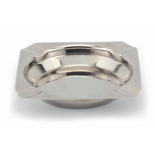 APOLLO STAINLESS STEEL ASHTRAY SQUARE