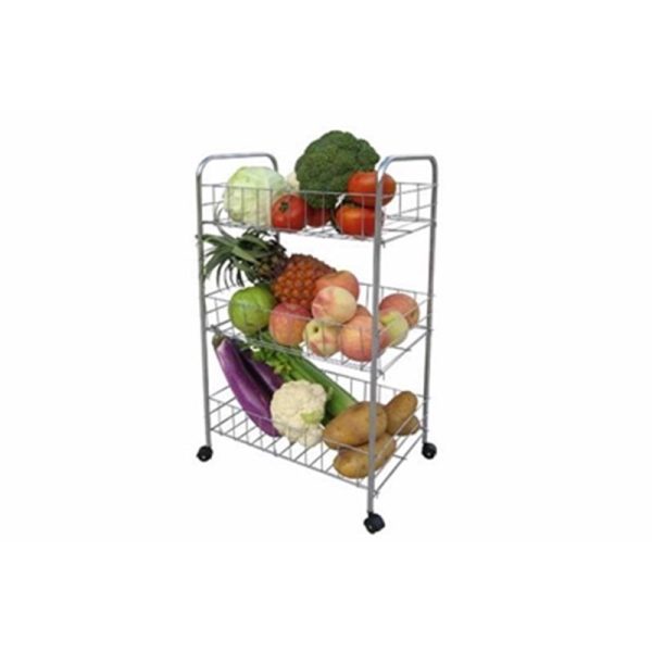 APOLLO VEG TROLLEY 3 TIER