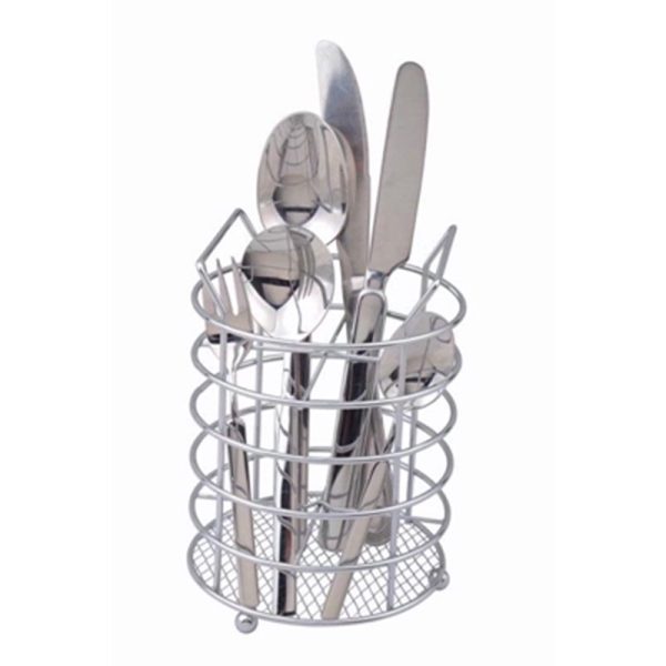 CHROME CUTLERY HOLDER