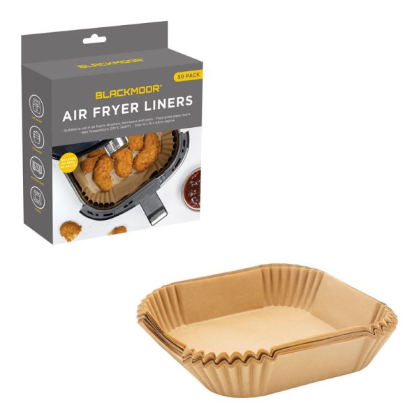 BLACKMOOR AIR FRYER LINERS PACK OF 50