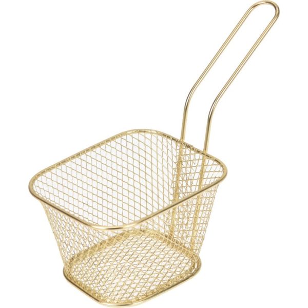 SMALL BASKET GOLD COLOUR 105X85X70MM