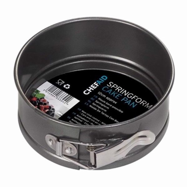 CHEF AID SPRINGFORM CAKE TIN 12X5CM