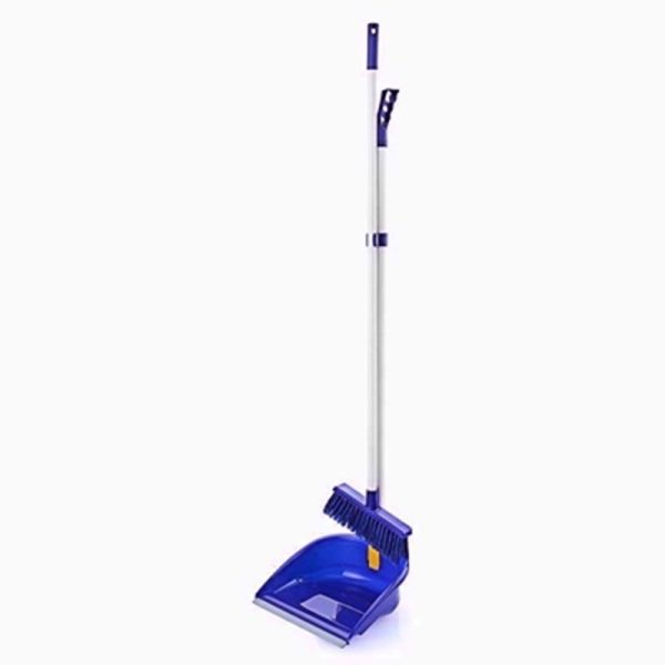 LONG HANDLE DUSTPAN BRUSH TITIZ ASSORTED COLOURS