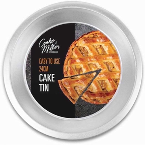 CLASSIC STEEL ROUND CAKE TIN 24CM