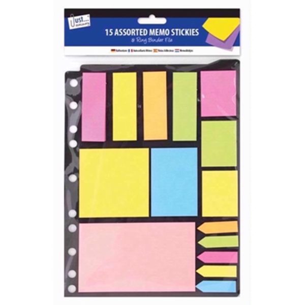 JUST STATIONERY FOLDER NEON STICKERS