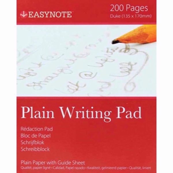 EASYNOTE WRITING PAD PLAIN 100SHT