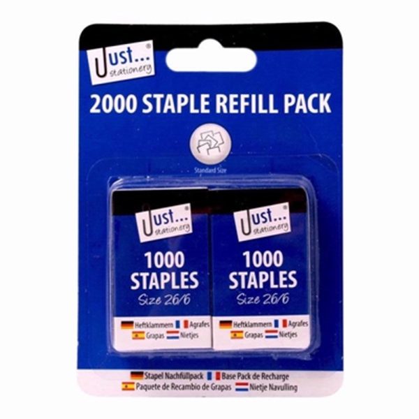 JUST STATIONERY STAPLES 2X1000