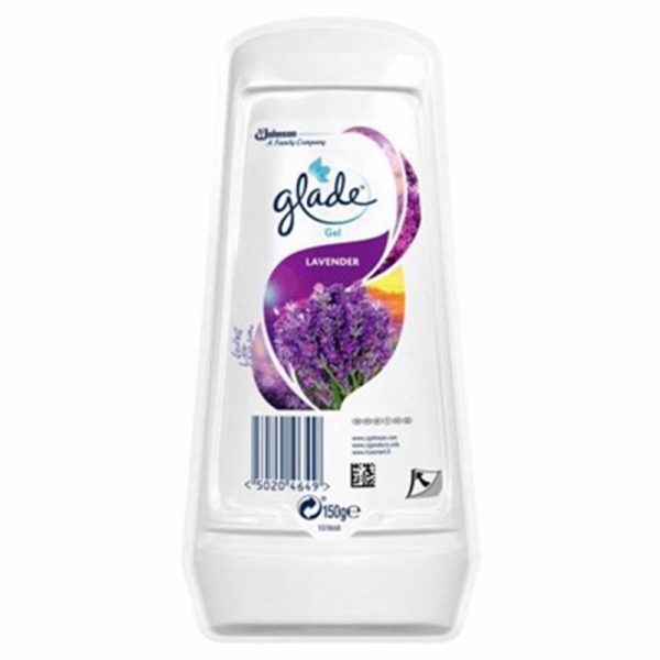 GLADE SOLID GEL LAVENDER PACK OF 8