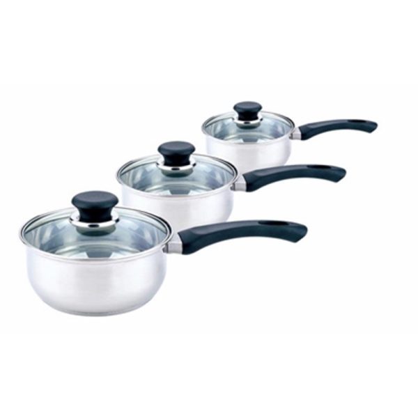 SABICHI VALUE 3PCE SAUCEPAN