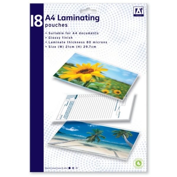 LAMINATING POUCHES A4 18