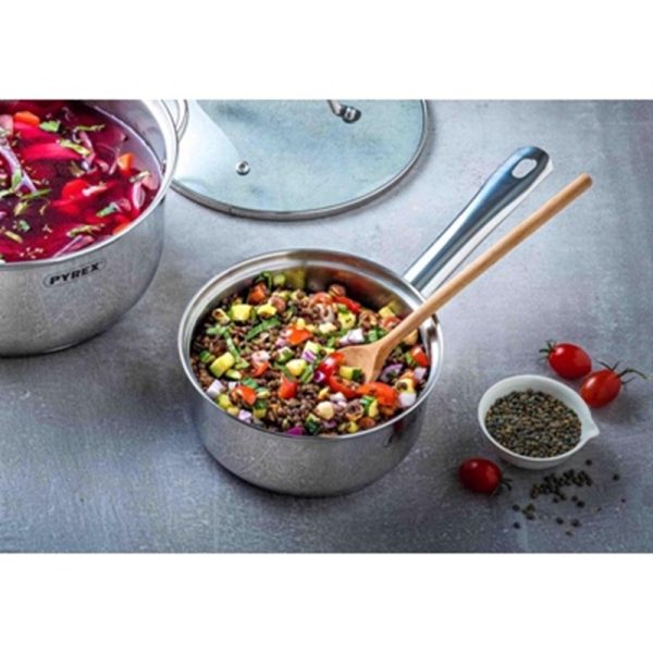 PYREX MASTER STAINLESS STEEL SAUCEPAN 16CM