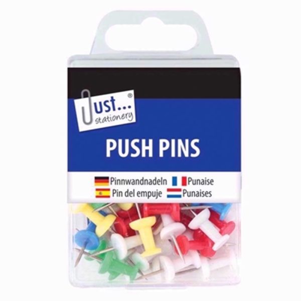 JUST STATIONERY PUSH PINS