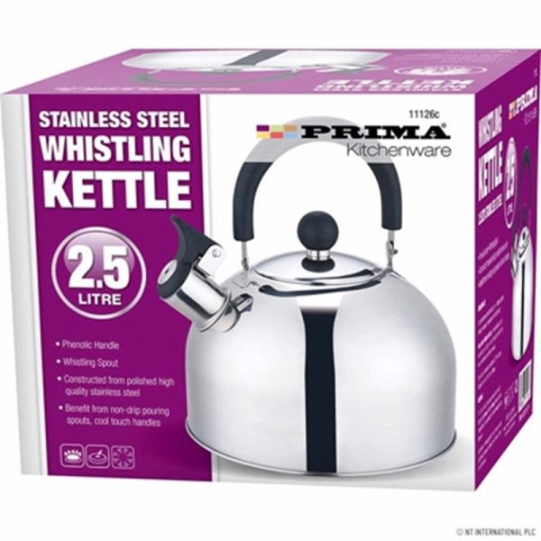 PRIMA WHISTLING KETTLE STAINLESS STEEL (SP04)