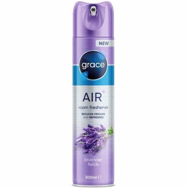 GRACE AIR FRESHENER LAVENDER FIELDS 300ML PACK OF 12